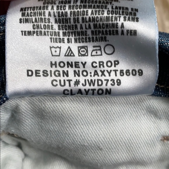Joe’s Jeans Honey crop Clayton cropped blue jeans - Picture 10 of 16